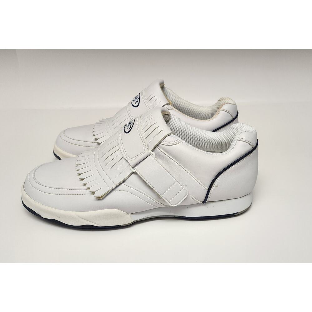Austin Golf Men's Golf White/Blue Sneaker Shoes Size 10D